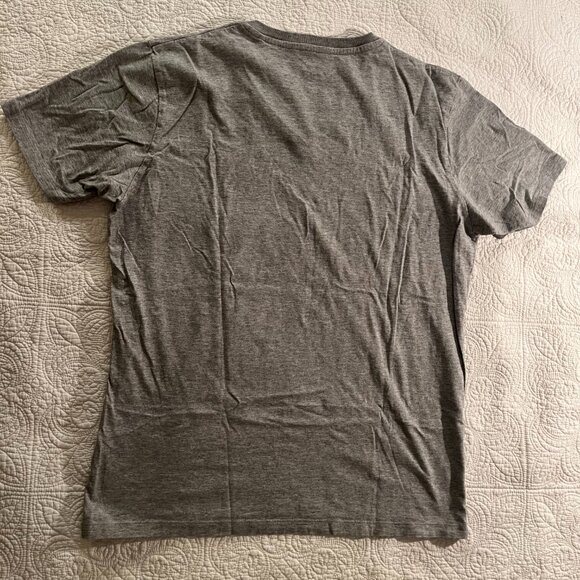 Uniqlo Men’s Supima Cotton V-Neck T-Shirt – Heather Gray (Size M) - Picture 4 of 6